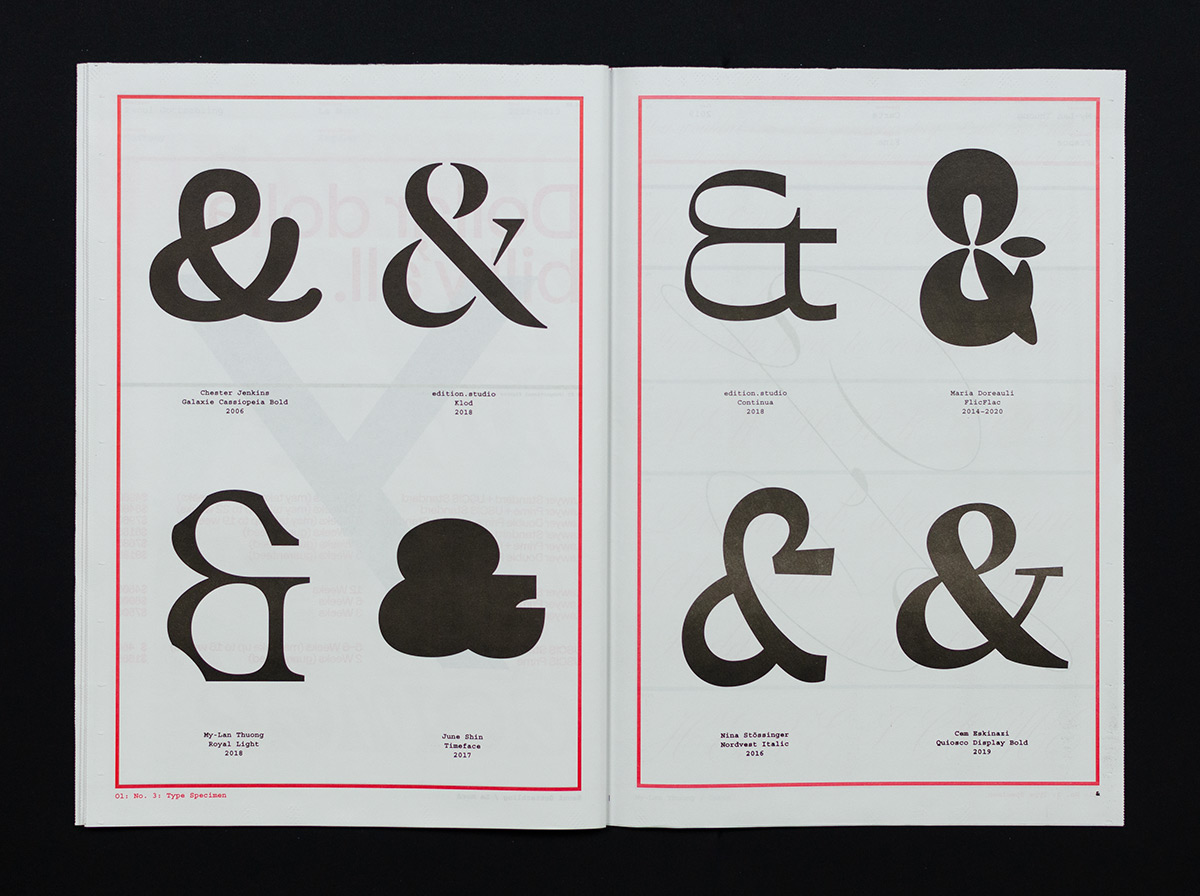 Ampersand spread